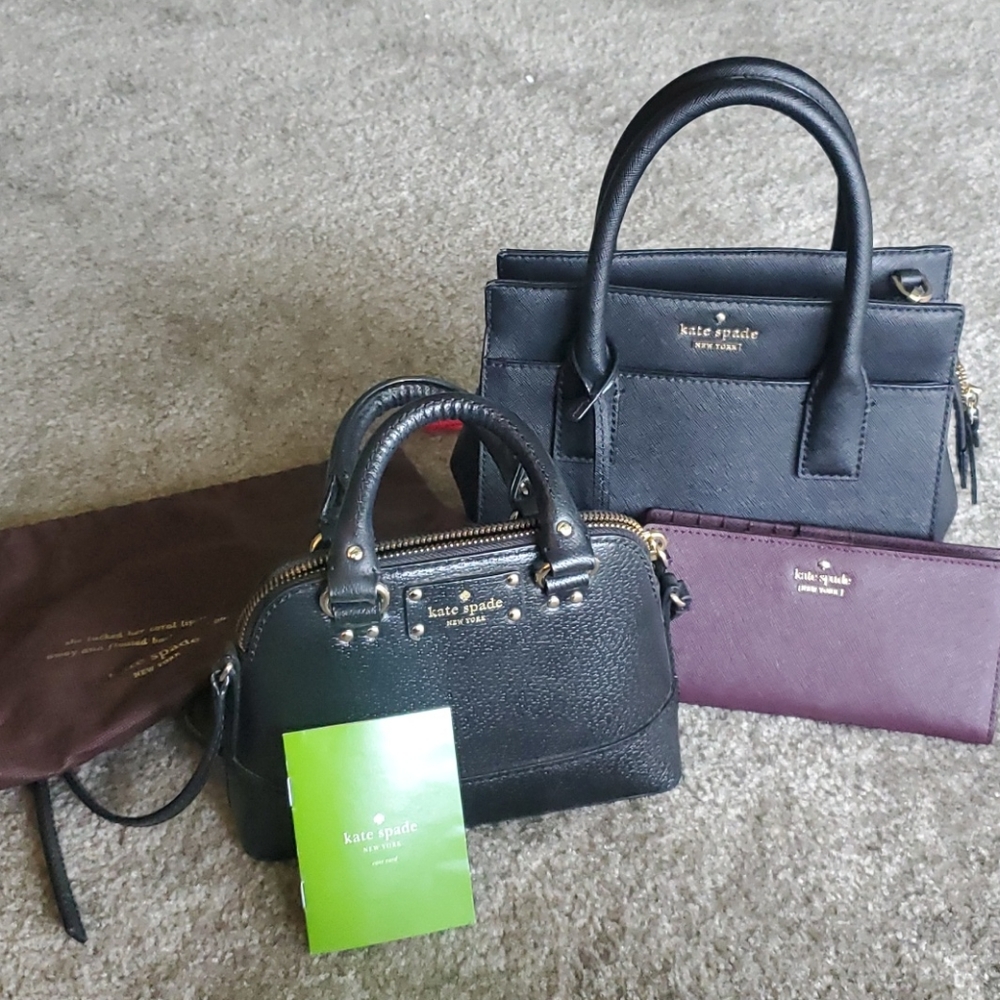 All 3 for the price listed, kate spade purse lot.